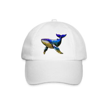 Baleine - Casquette classique - blanc/blanc - Devant