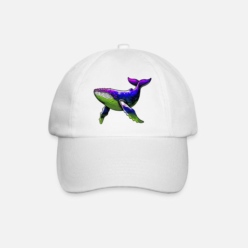 Baleine - Casquette classique - blanc/blanc