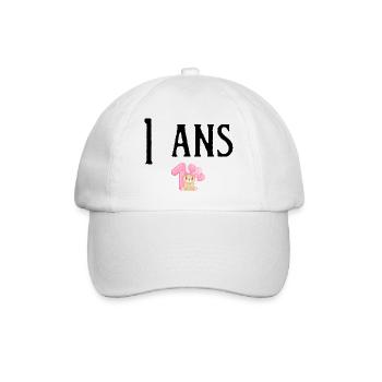 1. 1 year. 1st ANNIVERSARY. 1 YEAR ANNIVERSARY ANNIVERSARY. ANNI - Baseball Cap - white/white - Front
