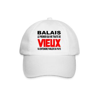 Je ne suis pas vieux - Casquette classique - blanc/blanc - Devant