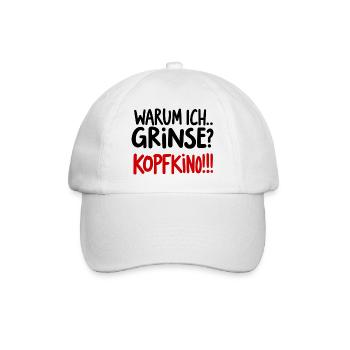 Humorous saying for everyday life and fun - Baseball Cap - white/white - Front