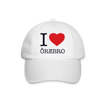 J’ADORE ÖREBRO - Casquette classique - blanc/blanc - Devant