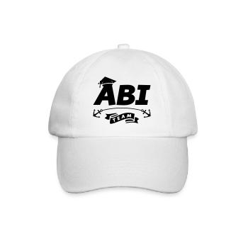 abi team - Baseballkappe - Weiß/Weiß - Vorne