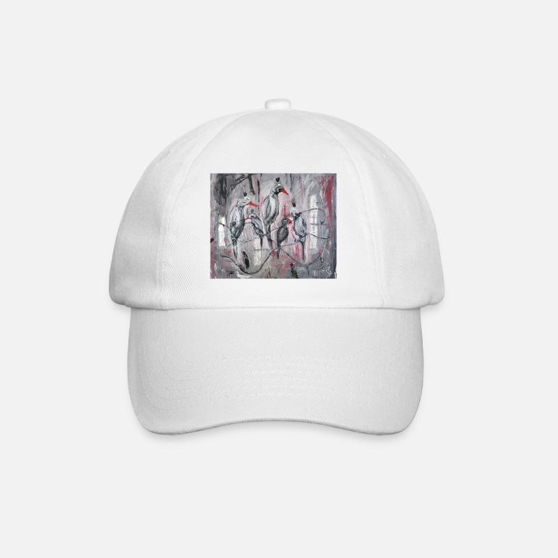 Corbeaux - Casquette classique - blanc/blanc