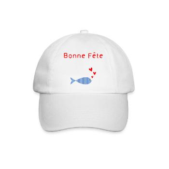MOTHER'S DAY. HAPPY MOTHER'S DAY. MOM - Baseball Cap - white/white - Front