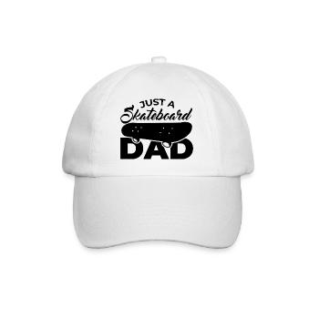Skateboard Vater - Baseballkappe - Weiß/Weiß - Vorne