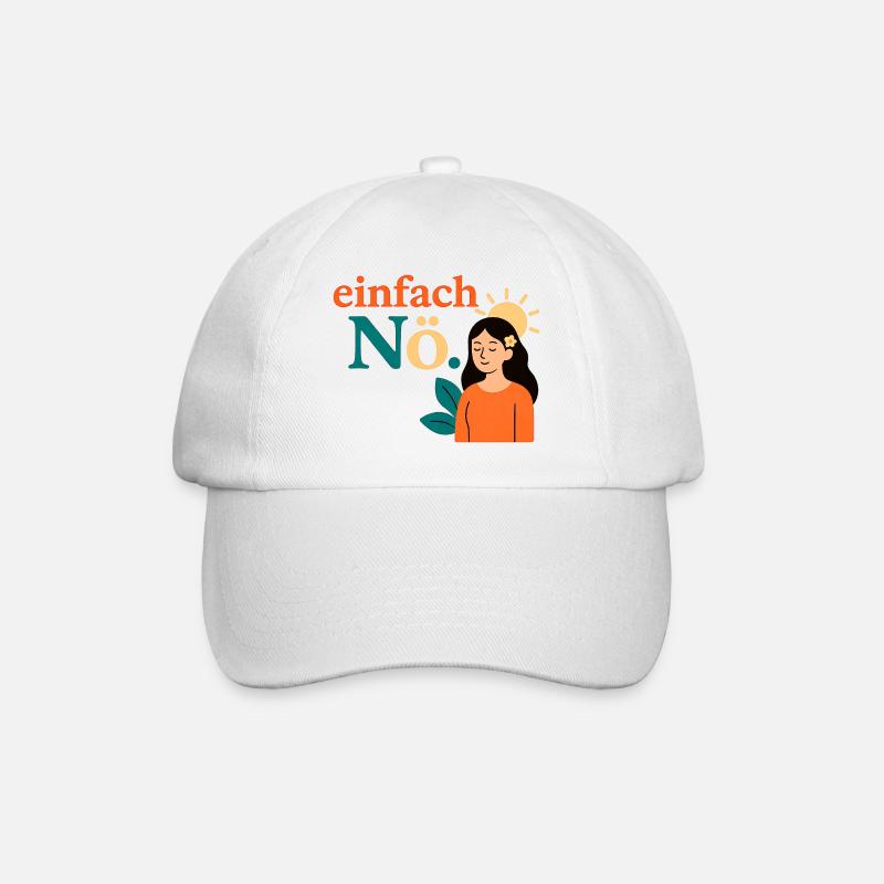 Just nope. Mindfulness Design - Baseball Cap - white/white