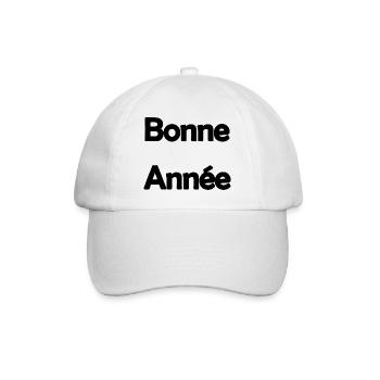 BONNE ANNEE. SAINT SYLVESTRE. MEILLEURS VOEUX - Casquette classique - blanc/blanc - Devant