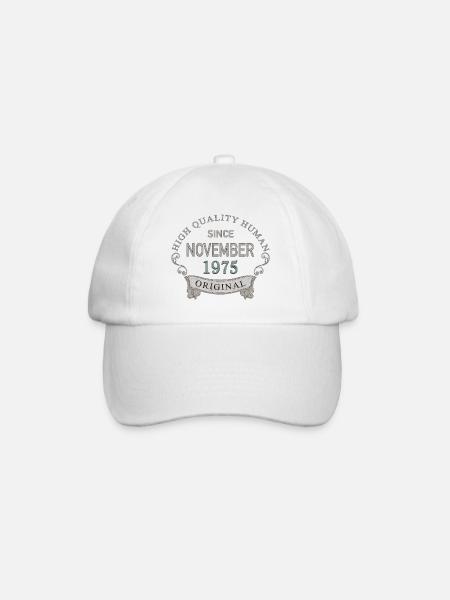 Since_November_1975 - Baseballkasket - hvid/hvid