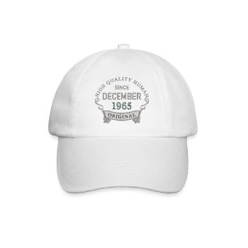 Since_December_1965 - Baseballkappe - Weiß/Weiß - Vorne
