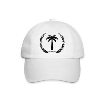 Couronne de symbole de palmier - Casquette classique - blanc/blanc - Devant