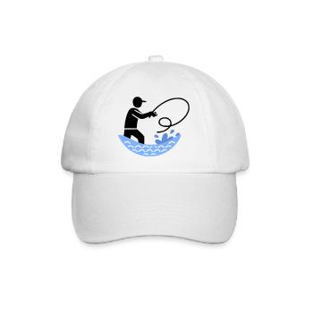 Pêche et pêche | Petri Heil Hobby Logo - Casquette classique - blanc/blanc - Devant