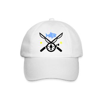 Pêche et pêche | Petri Heil Hobby Logo - Casquette classique - blanc/blanc - Devant