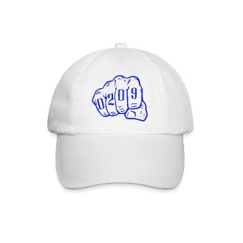 Gelsenkirchen Vorwahl 0209 Ruhrpott Hoodie Design - Baseballkappe - Weiß/Weiß - Vorne