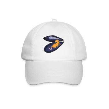 Fauler Schimmel unter Nachtsplittern - Baseballkappe - Weiß/Weiß - Vorne