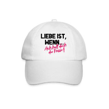 Oh Shut Up – Fun Shirt - Baseball Cap - white/white - Front