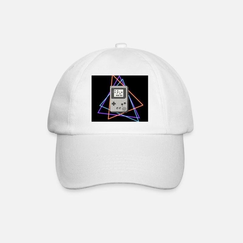 Console de jeu rétro Neon - Casquette classique - blanc/blanc