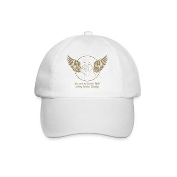Pug Dog Nuage Ailes d’Ange Adieu Deuil - Casquette classique - blanc/blanc - Devant
