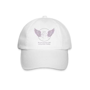 Pug Dog Nuage Ailes d’Ange Adieu Deuil - Casquette classique - blanc/blanc - Devant