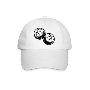 Équipe de Basketball Symbol - Casquette classique - blanc/blanc - Devant