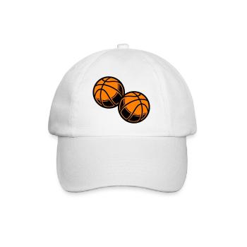 Équipe de Basketball Symbol - Casquette classique - blanc/blanc - Devant