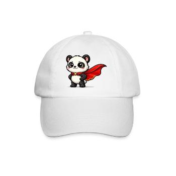 held Panda – Little Super Panda - Baseball Cap - white/white - Front