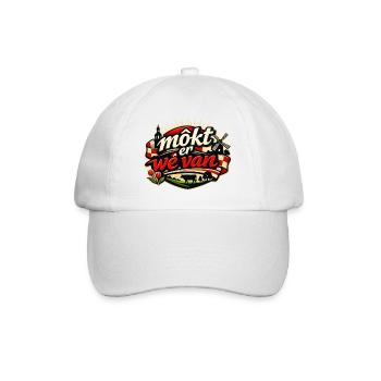 Must be there, Brabant logo - Baseball Cap - white/white - Front