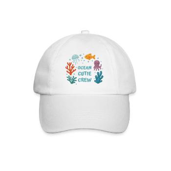 Underwater friends - Baseball Cap - white/white - Front