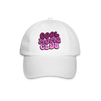 Club des mamans cool - Cadeau de maman pour la fête des mères - Casquette classique - blanc/blanc - Devant