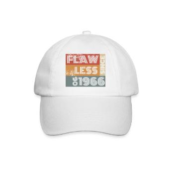60e anniversaire Parfait depuis 06/1966 - Casquette classique - blanc/blanc - Devant