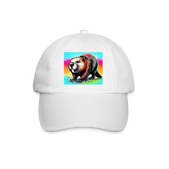 Bieber - Baseballkappe - Weiß/Weiß - Vorne