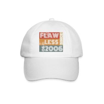 20th Birthday Flawless since 06/2006 - Baseball Cap - white/white - Front