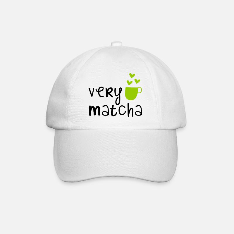 VeryMatcha - Baseballkappe - Weiß/Weiß