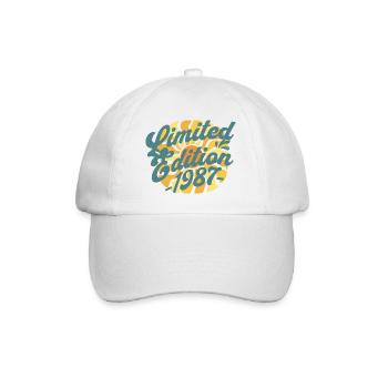 Limited Edition 1987 Geburtstag - Baseballkappe - Weiß/Weiß - Vorne