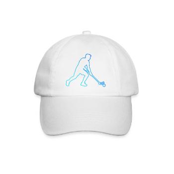 Les joueurs de floorball et de floorball vont ensemble - Casquette classique - blanc/blanc - Devant