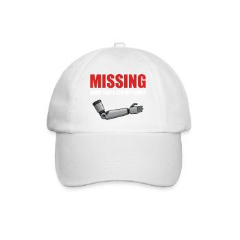 Disparu ? Tu as vu mon bras ? Bras drôle - Casquette classique - blanc/blanc - Devant