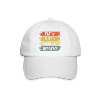 Hiking Mountain Trail Backpacking Outdoors Poaching - Baseball Cap - white/white - Front