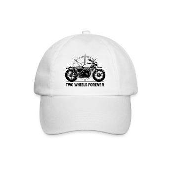Deux roues pour toujours - Casquette classique - blanc/blanc - Devant