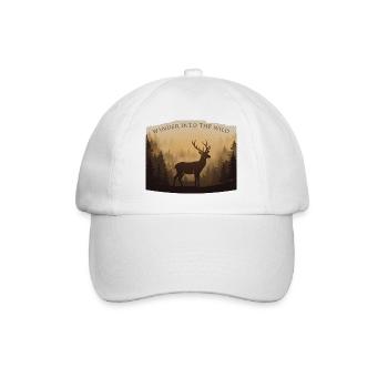 Born to Roam - Baseball Cap - white/white - Front