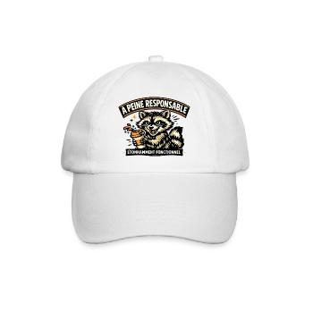 Raton Laveur Café Fonctionnel - Casquette classique - blanc/blanc - Devant