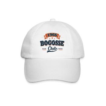 Men's 60th Anniversary Gift 1966 – Bogosse Club - Baseball Cap - white/white - Front