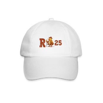 Pension 2025 Duck Pensioner Retired Funny - Baseball Cap - white/white - Front