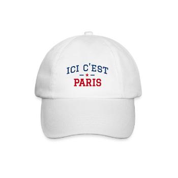 Ici c'est Paris - Casquette classique - blanc/blanc - Devant