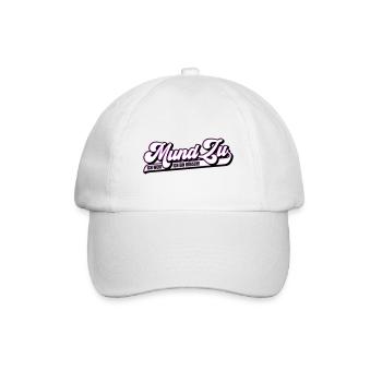 Farben änderbar | Mund Zu ich weiß ich bin hübsch - Baseballkappe - Weiß/Weiß - Vorne