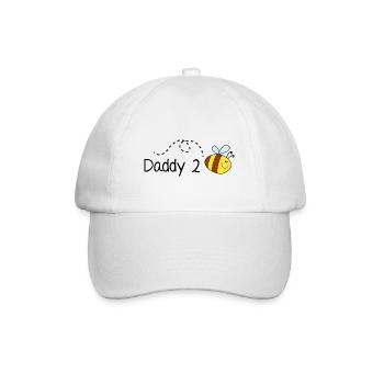 Daddy 2 Bee - Baseball Cap - white/white - Front