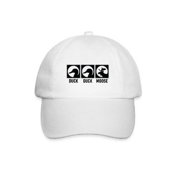 Duck Duck Moose - Baseball Cap - white/white - Front