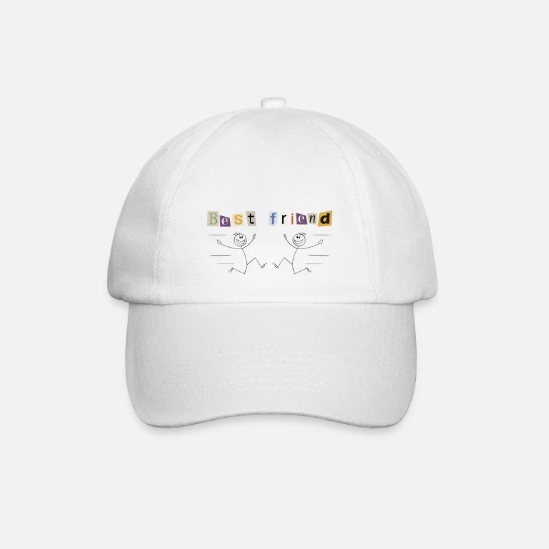 MEILLEUR AMI un - Casquette classique - blanc/blanc