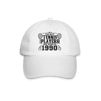 1990 tennis joueur cadeau joueur de tennis 1990 - Casquette classique - blanc/blanc - Devant