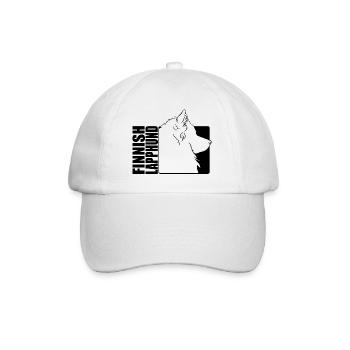 Profil finlandais de Laponie Chiens Chien Wilsigns - Casquette classique - blanc/blanc - Devant