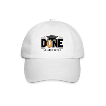 Graduating Class of 2024 Graduation Ceremony School - Baseball Cap - white/white - Front